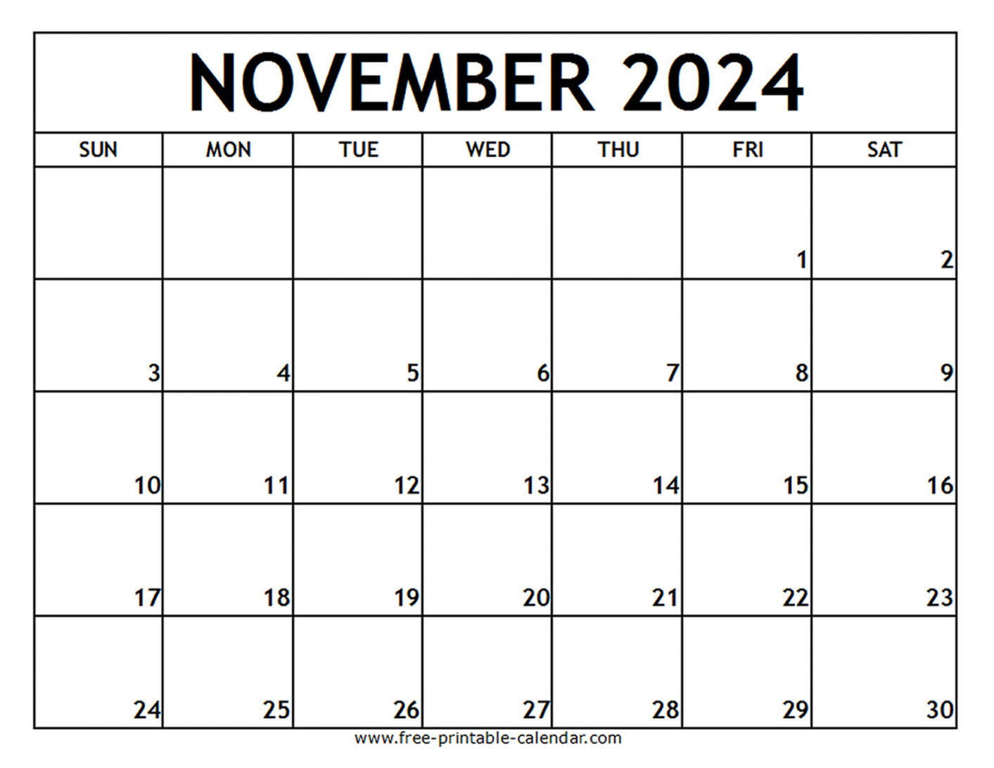 November printable calendar free printable calendar