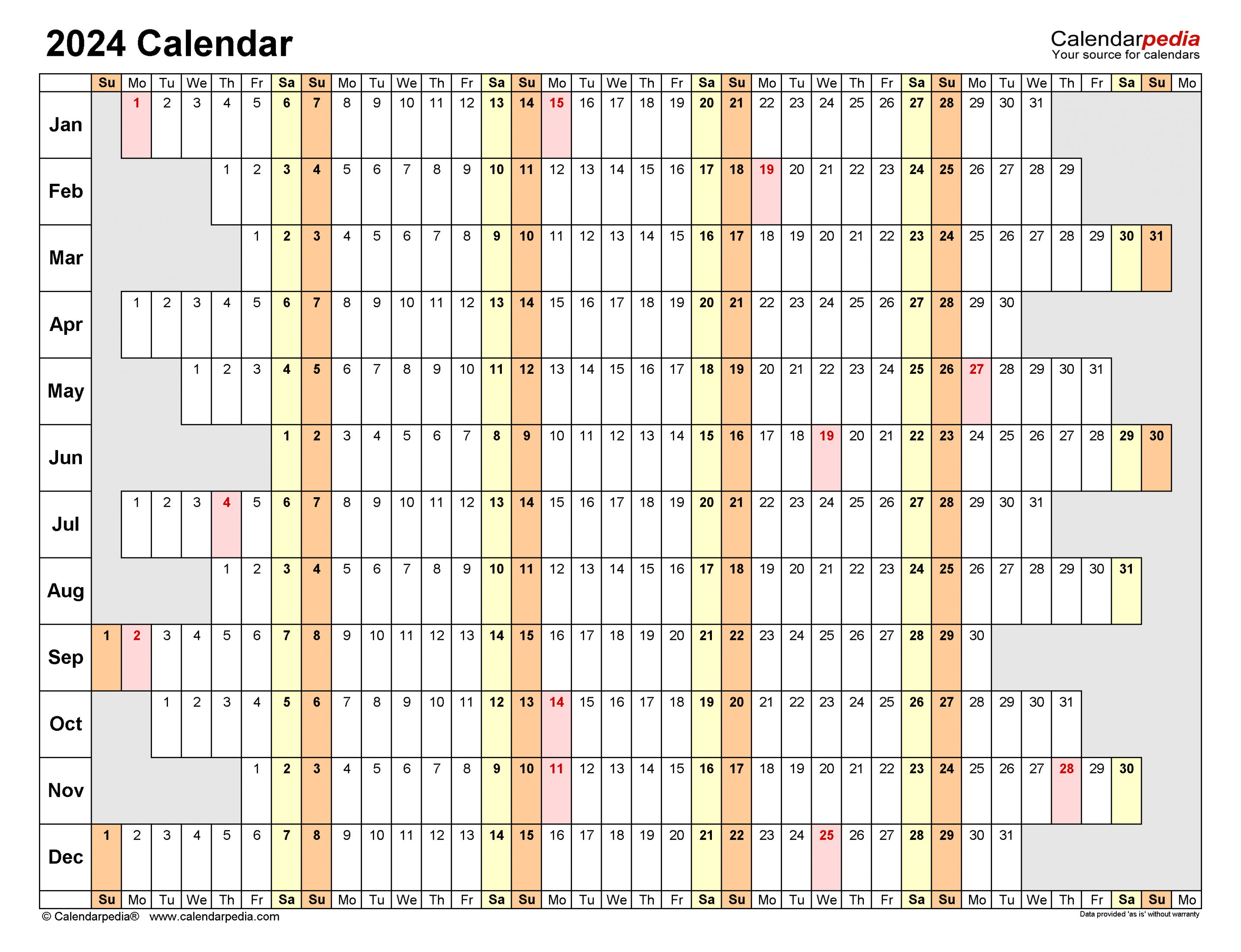 Calendar free printable excel templates calendarpedia