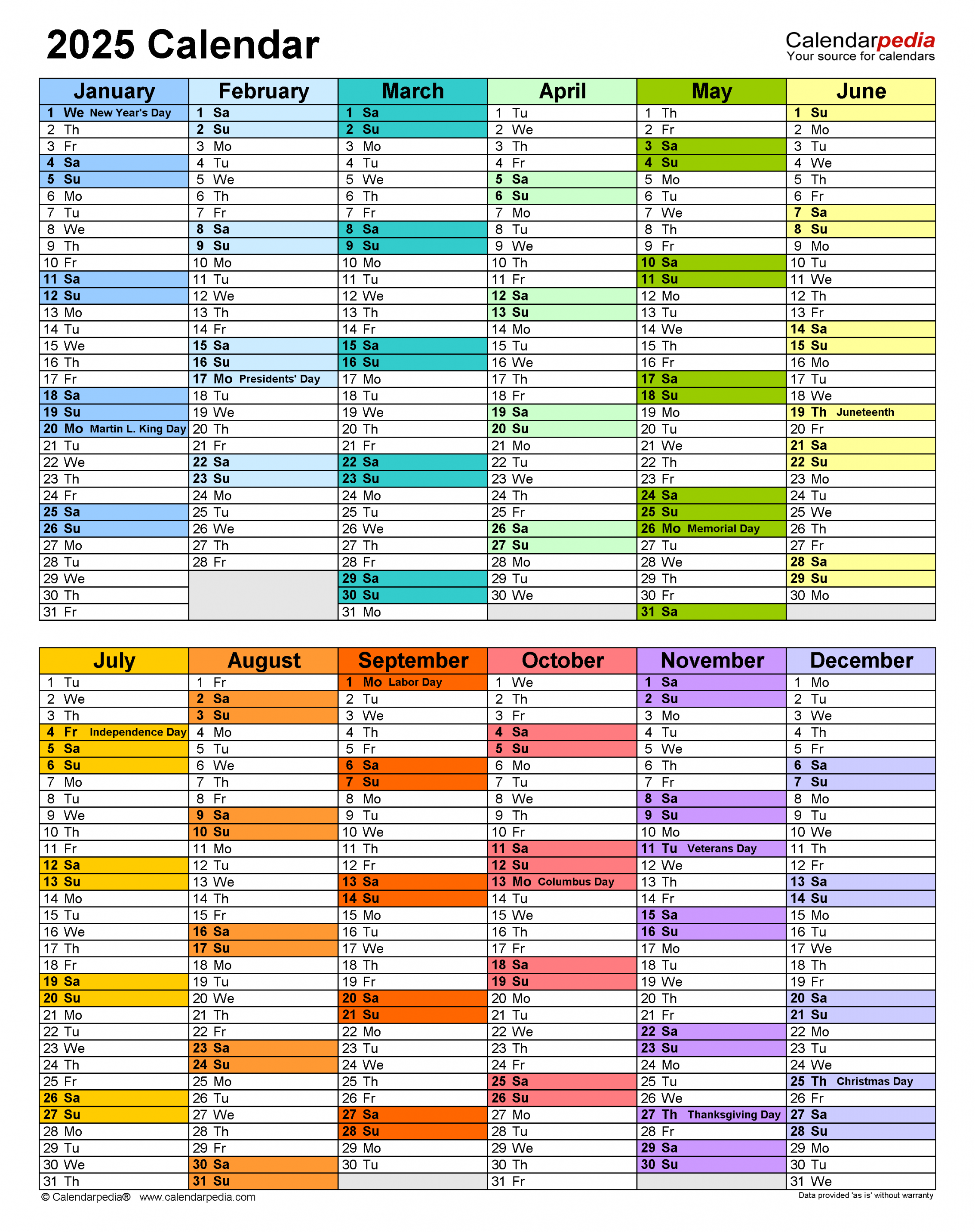 Calendar - Free Printable Excel Templates - Calendarpedia