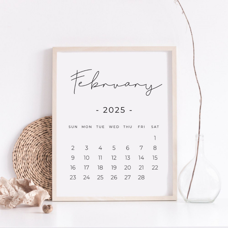 February printable calendar, pregnancy calendar digital