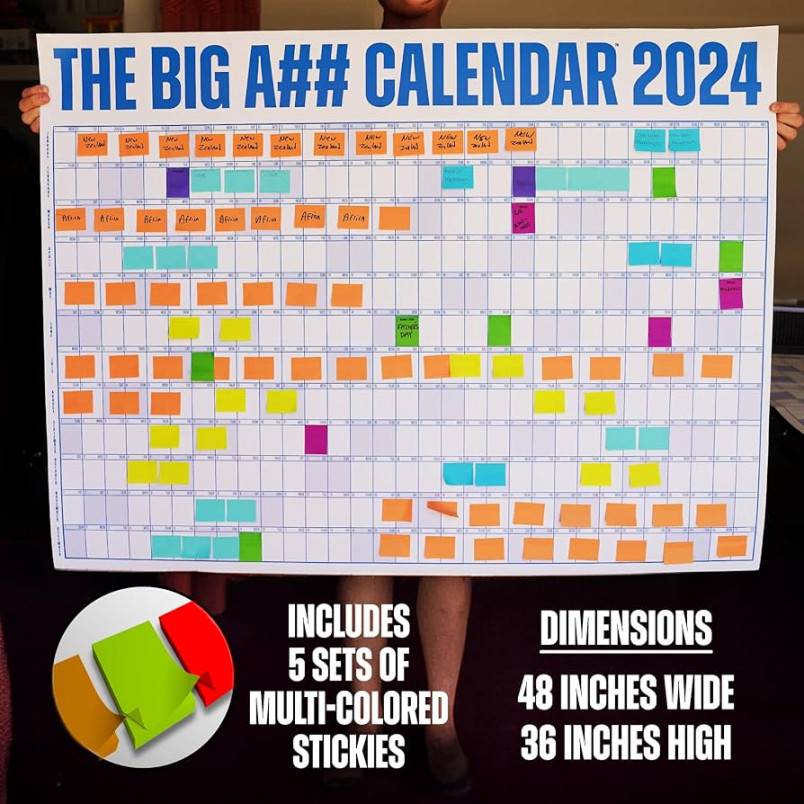 THE BIG A CALENDAR At-A-Glance  Planer, riesiger