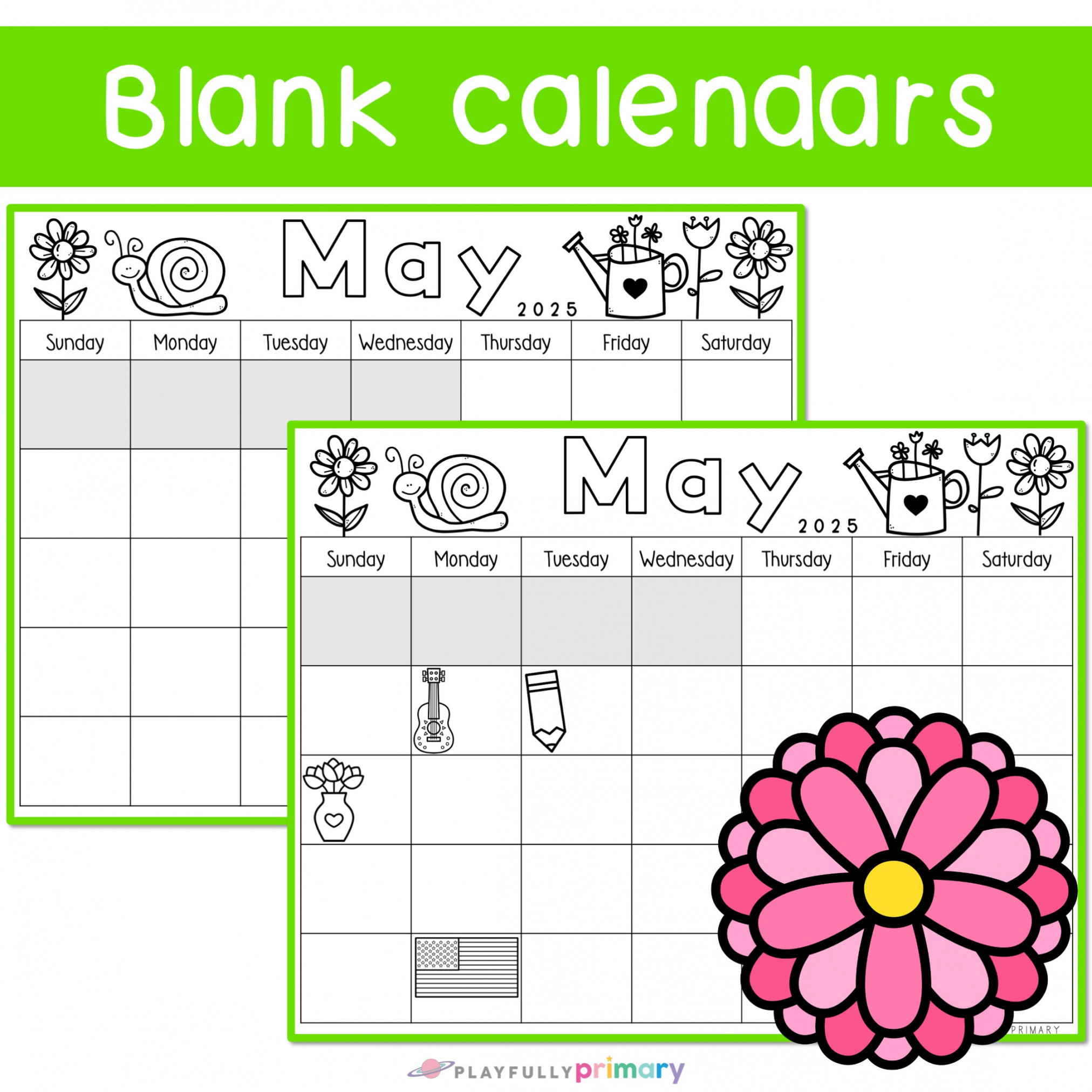 May Calendar  Printable Calendar Tracing Worksheets, Kids