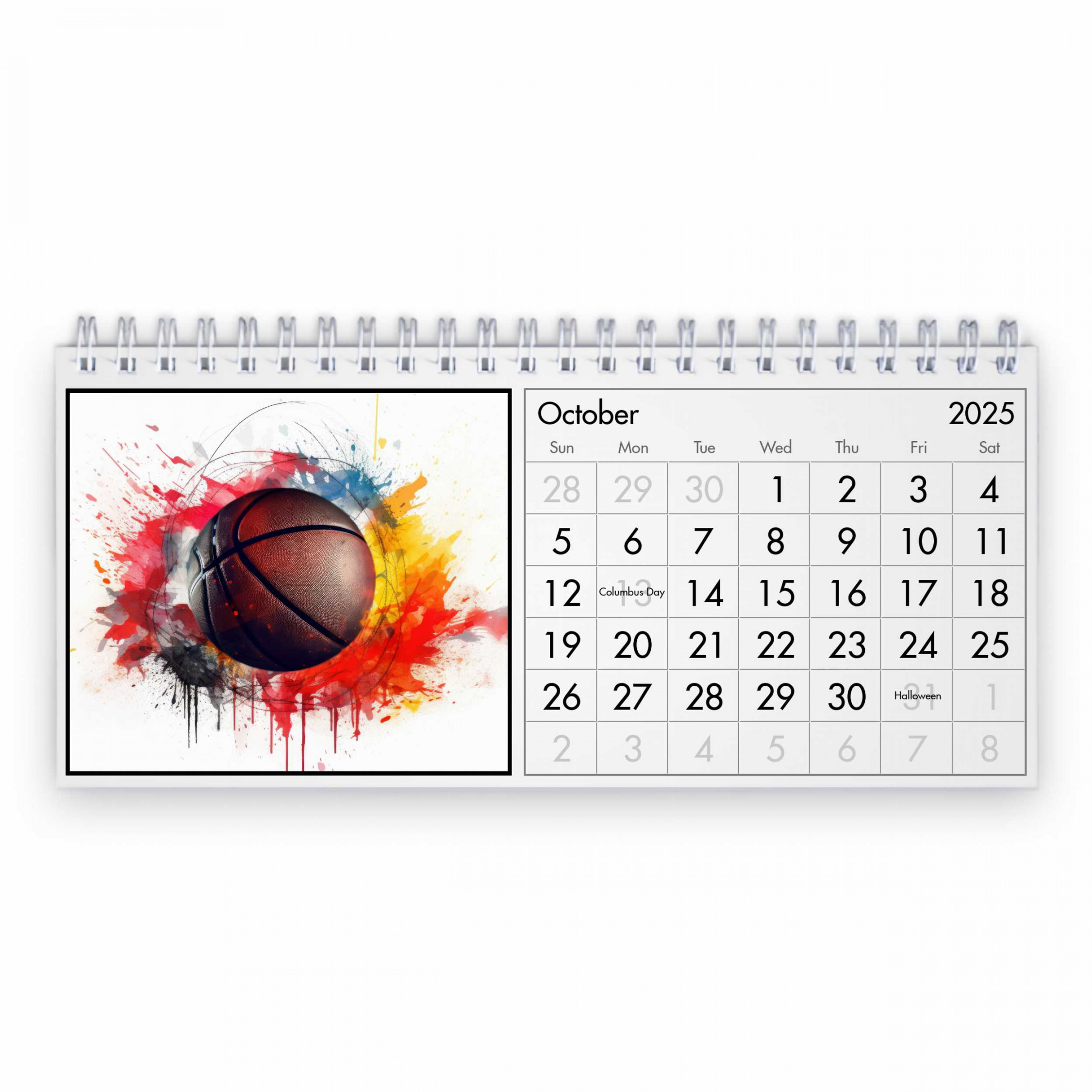 Basketball  Desk Calendar