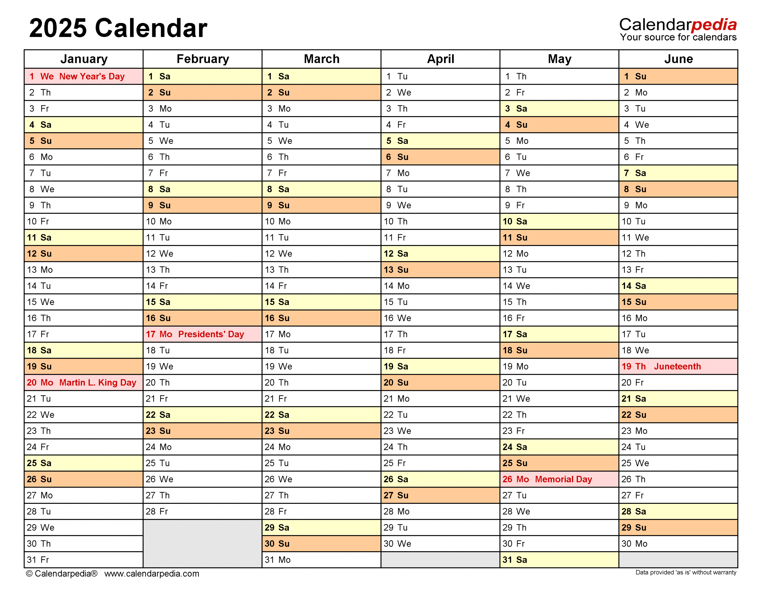 Calendar - Free Printable Excel Templates - Calendarpedia