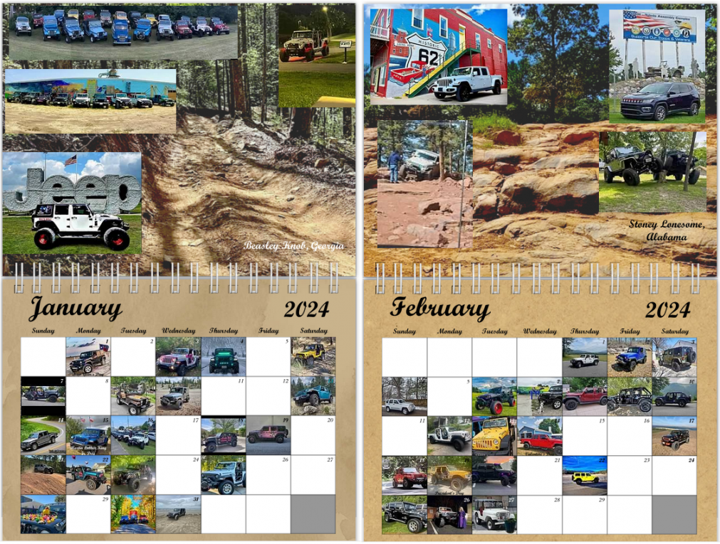 Jeep a day calendar – the urban trail jeep accessories