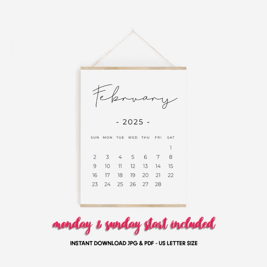 February  Printable Calendar, Pregnancy Calendar Digital