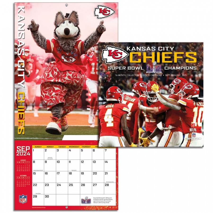 NFL Kansas City Chiefs  Mini Wall Calendar