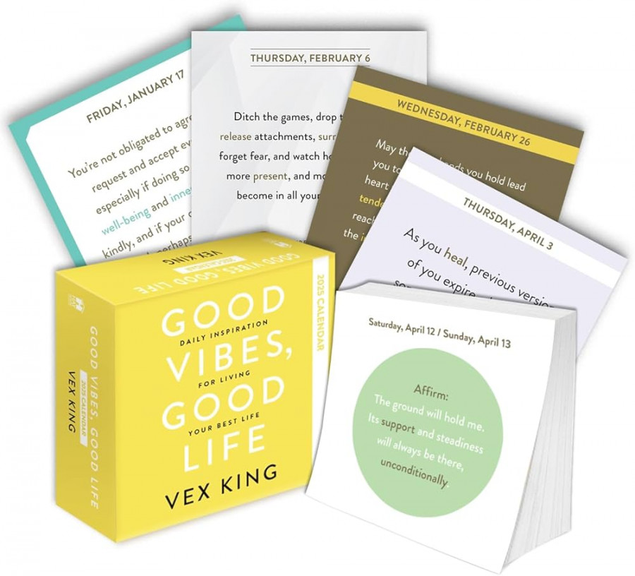 Good vibes, good life calendar : daily inspiration for living