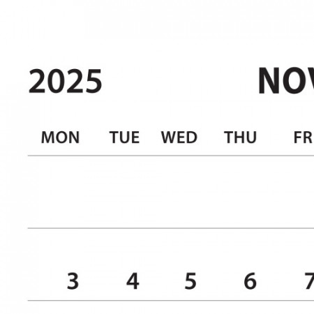 November -calendar  template Royalty Free Vector