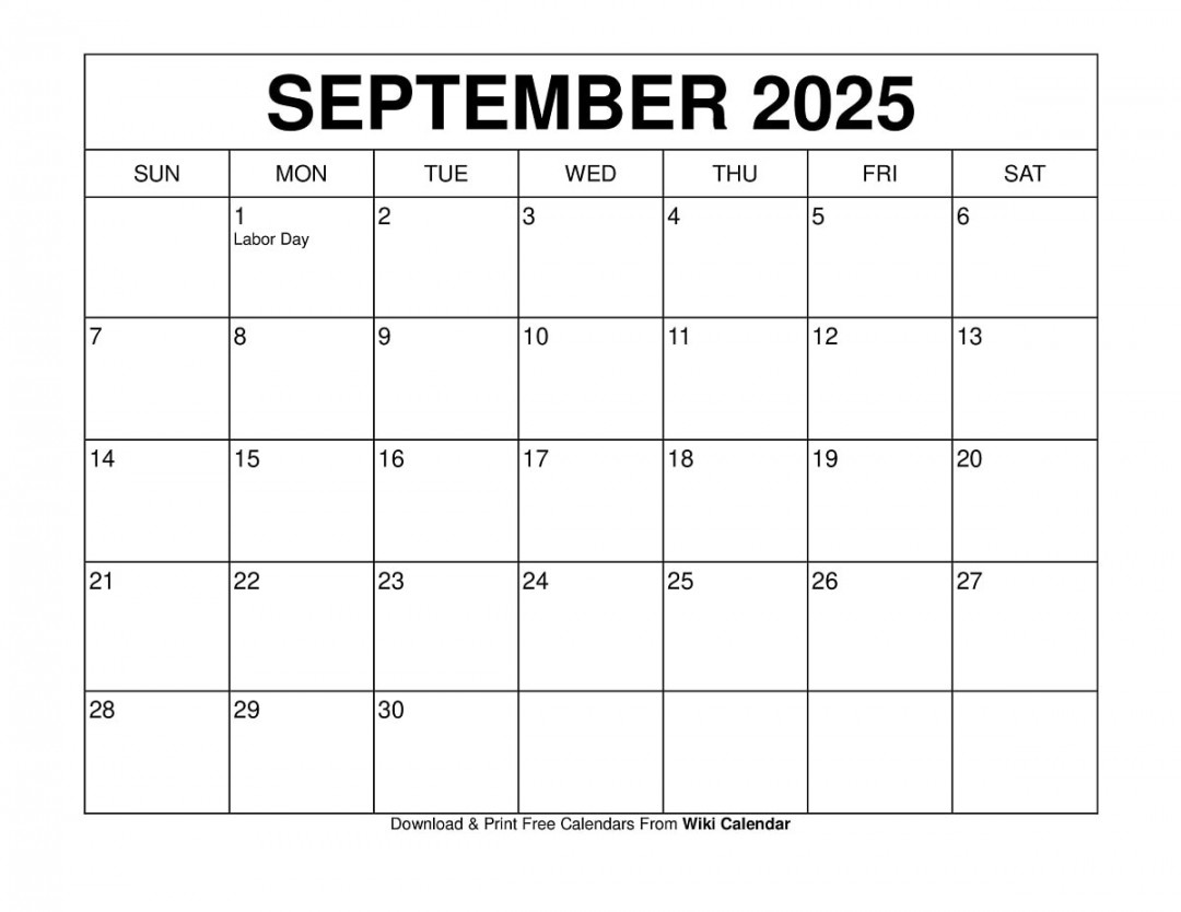 September calendar printable templates & more